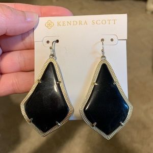 Kendra Scott Earrings Black with gold